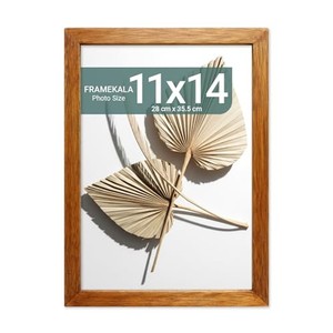 Handcrafted Walnut <b>Wood</b> <b>Picture</b> <b>Frame</b> 11x14 - Wholesale Photo <b>Frames</b> India - Product Image 2