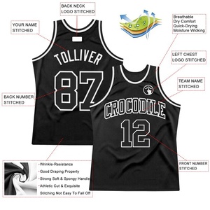 Venta al por mayor impreso sublimación adulto equipo camisetas de baloncesto barato diseño personalizado antibacteriano secado rápido - Product Image 2