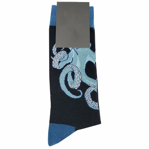 Chaussettes habillées tendance en mélange de coton doux et extensible, design coloré et unique, coupe haute pour un confort quotidien - Product Image 3