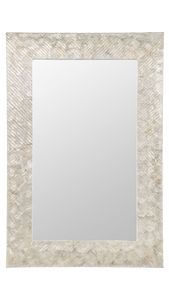 Miroir mural rond sur mesure, fabriqué à la main, mosaïque de coquillages foncés, pour salon de luxe, miroir en nacre. - Product Image 4