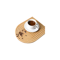 Plateau de cuisine en bois au design bohème nordique, planche à charcuterie, plateau de table basse, durable, anti-moisissure, compatible lave-vaisselle, épaisseur 1,5 cm
