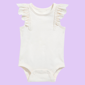 Supplier 100% Organic Cotton Baby Newborn Eco-friendly Breathable Summer Unisex Onesie Romper Snap Button Closure - Product Image 3