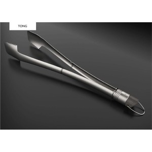 Pince de cuisine professionnelle en acier inoxydable, robuste, avec verrouillage, pour barbecue, service alimentaire, ustensile de cuisson en silicone résistant à la chaleur - Product Image 1