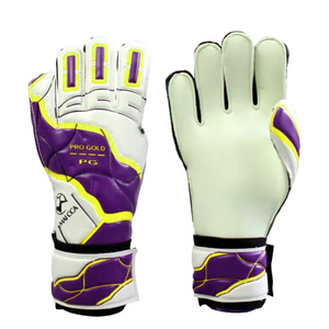 Gants de gardien de but de football professionnels, antidérapants, en latex, fabrication directe, logo personnalisé, gants de gardien de but de football. - Product Image 1
