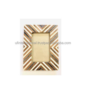 Marco de fotos con incrustaciones de hueso, diseños personalizados, diseño único Premium para tamaño personalizado y venta - Product Image 4