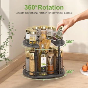 Stylish Countertop Rack <b>Kitchen</b> Organizer Spice Cutlery Oil Bottle <b>Storage</b> Stand And Modern <b>Kitchen</b> Utility Shelf From India - Product Image 4