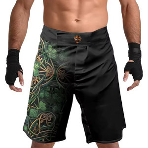Pantalones Cortos de Grappling para Hombre con Logotipo Frontal, Duraderos, Ligeros y de Secado Rápido para Entrenamiento de MMA, Práctica Diaria y Sesiones de Gimnasio - Product Image 4