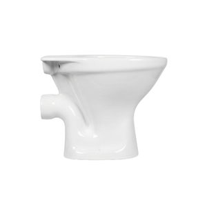 Inodoro de Cerámica EWC con Sifón en P, de Una Pieza, Moderno, con Doble Descarga, Sanitario para Baño - Product Image 3