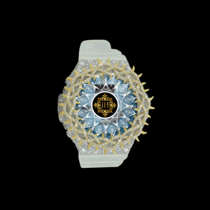 Reloj de pulsera estilo HipHop de alta calidad totalmente personalizado con bisel de moissanita VVS para hombre o mujer, reloj de diamantes hecho a mano. - Product Image 3