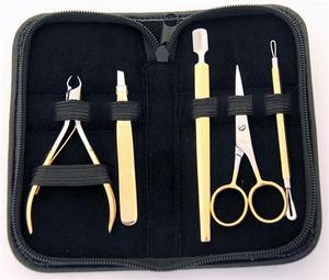 High-quality surgical manicure pedicure <b>kit</b> for professionals stainless steel <b>nail</b> care instrument set manufacturer and supplier - Product Image 2