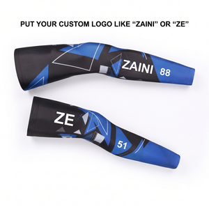 ZAINI Unisex <b>Compression</b> <b>Arm</b> <b>Sleeves</b> 120g Polyester Spandex Breathable Anti-Bacterial Eco-Friendly Custom Heat Transfer Logo - Product Image 5
