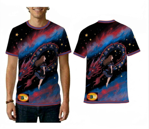 เสื้อกีฬาพิมพ์ลายแบบซับลิเมชั่น ระบายอากาศ แห้งเร็ว เป็นมิตรกับสิ่งแวดล้อม คอวี เสื้อยืดกีฬา แขนสั้น สำหรับทีม - Product Image 3