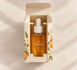 Carton à fond plat SunGene Cream Orange Blossom pour sérum - Product Image 3