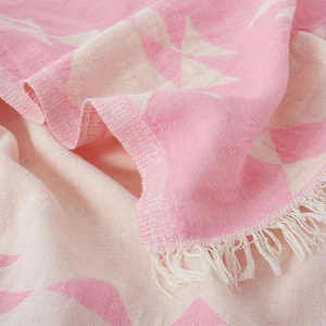 Liva luxe 100% coton ensembles de serviettes de bain séchage rapide Peshtemal Fouta pour adultes et enfants Logo personnalisé plage et serviettes de sport-Vente en gros - Product Image 4