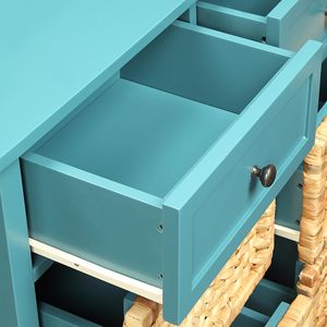 Consolle Flavius Teal con Finitura Elegante per Arredamento Casa - Product Image 5