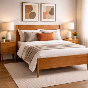 RIVEO RANGLE Fournisseur direct, design moderne, durable, bonne qualité, meubles de chambre à coucher en bois massif, lit en bois - Product Image 5
