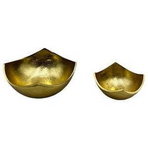 Handmade Metal <b>Bowls</b> Set Polished Gold Finish Traditional <b>Chinese</b> Decorative Serving Dish Gifting Decoration - Product Image 3