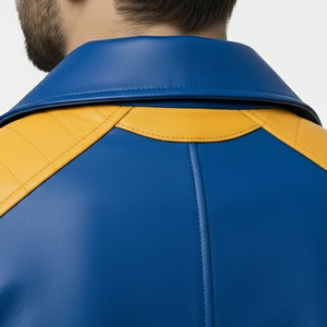 เสื้อแจ็คเก็ตหนังผู้ชายคุณภาพสูง ปี 2026 ผลิตจากวัสดุที่ดีที่สุด ทำด้วยมือ พกพาสะดวก ระบายอากาศได้ดี เหมาะสำหรับฤดูหนาว - Product Image 3