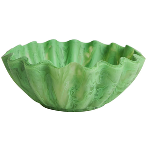 Frutero de Resina Ecológico, Estilo Elegante, Frutero Esmeralda Venus, Decoración Duradera para Mesa, Artículos para el Hogar, Frutero de Resina para Ensaladas - Product Image 1