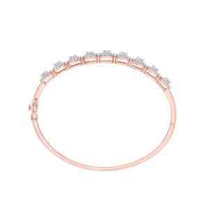 Exclusiva Pulsera de Diamantes Chapada en Oro Brillante con Corte Brillante de 1.37 Ct y Engaste de Garra para Regalo de Boda o Fiesta para Mujer - Product Image 6