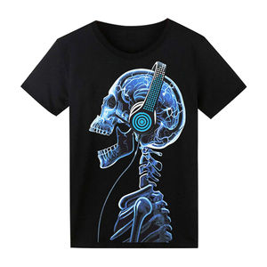 T-shirt personnalisé avec logo pour hommes, fabriqué au Pakistan, imprimé avec des motifs graphiques, t-shirt uni en coton 100%, coupe ample, t-shirt classique - Product Image 1