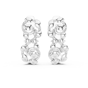 Boucles d'oreilles simples et discrètes en or jaune 18 carats avec fermoir à clip, pour usage quotidien, soirées, bureau, cadeau de mariage pour femmes - Product Image 5