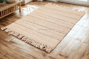 Tissu à tisser à la main en fibre naturelle, tapis en jute, tapis tribaux kilim, fournisseur de gros, tapis durables en vrac pour l'exportation - Product Image 5