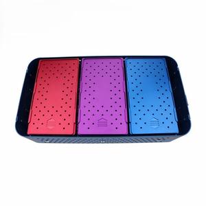 Kit Quirúrgico Veterinario: Placa de Bloqueo para Fragmentos Pequeños Ortopédicos de Acero Inoxidable, Juego de Instrumentos, Bandejas de Esterilización Multicolor - Product Image 2