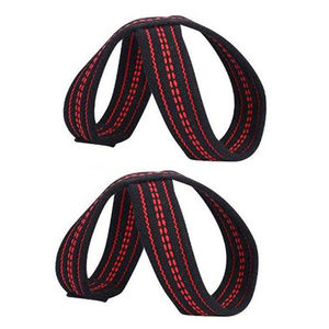 Correas de Levantamiento Profesionales Ajustables, Ecológicas y Ligeras, Tipo Figura 8, para Peso Muerto, de Alta Resistencia, con Soporte de Muñeca de Algodón y Neopreno - Product Image 5