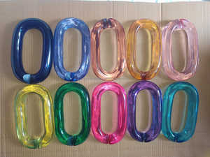 Customized Modern Acrylic Chain <b>Wall</b> Accents Handmade Modern Ornamental Resin <b>Hanging</b> for Home <b>Decor</b> Diwali Festival Ready - Product Image 3