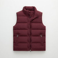 Gilet matelassé unisexe sans manches pour l'hiver, écologique, respirant, col montant, léger, séchage rapide