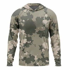 Sportliche Polyester-Anglerhoodies mit Sublimationsdruck, individuellen Grafiken, privaten Etiketten und Fabrikfertigung. - Product Image 1