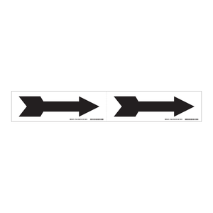 Cinta de Advertencia Brady Autoadhesiva de Vinilo con Flecha, Marcador Duradero de Dirección de Flujo para Tuberías y Laboratorios - Product Image 2