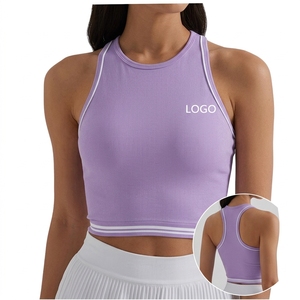 Top Deportivo Corto para Yoga, de Alta Elasticidad, para Pilates, Gimnasio, Fitness, Marca Privada Personalizada - Product Image 1