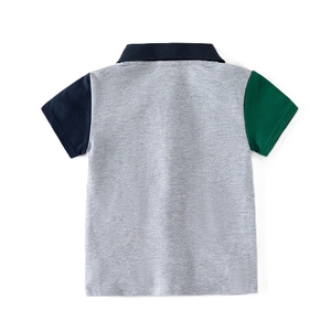 Nueva llegada: Camiseta polo para niños con diseño moderno, ajuste cómodo, tela suave, perfecta para el uso diario y actividades al aire libre de los niños. - Product Image 2