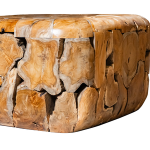 ARTERRA Premium Handcrafted Rustic Teak Root Coffee <b>Table</b> with Natural Texture and Artisan Design for Living Room - Product Image 3