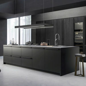 Juego de Muebles de Cocina Modernos de Lujo Personalizados JY Project, Isla Modular, Despensa, Gabinetes de Madera RTA, Diseño Europeo para Apartamento - Product Image 3