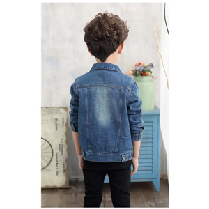 Nouvelles vestes en jean tendance 2026 pour filles, vestes en denim pour enfants, vestes pour bébés garçons, vêtements pour petits garçons, vêtements d'automne pour enfants - Product Image 4
