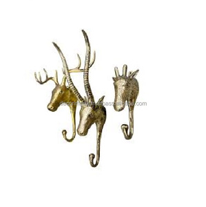 Toalla colgante de tres ganchos y gancho de animales nocturnos de latón Par de ganchos Murciélago vampiro para aplicaciones de pared y puerta a los mejores precios - Product Image 3