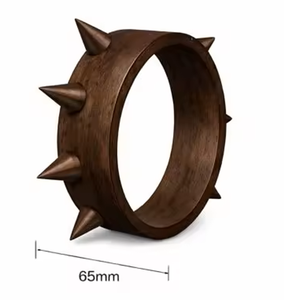 Wood Crafts Jewelry Vintage Inspired Wooden And Metal <b>Bangles</b> Women Girl Wood Metal <b>Bangle</b> <b>Bracelets</b> & <b>Bangles</b> - Product Image 1