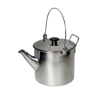 Cafetière/Théière Arabe en Métal Plaqué Argent au Design Créatif avec Poignée, Dallah Faite à la Main pour la Maison, Ustensile de Cuisine, Utilisation sur Table - Product Image 1