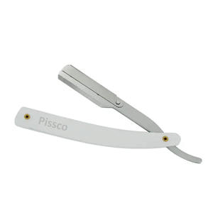 มีดโกนหนวดแบบตรง ด้ามสแตนเลส พับได้ สำหรับช่างตัดผม - Product Image 3