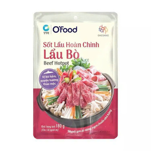 Base de soupe pour fondue au bœuf 180g Vente en gros O'food |   Produit prêt à l'emploi |   Marque privée OEM - Product Image 3