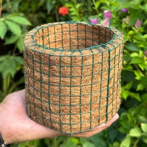 Maceta Redonda de Fibra de Coco de Alta Calidad, 13x10cm, Maceta Natural para Plantas de Interior, Uso en Jardines de Suculentas - Product Image 6