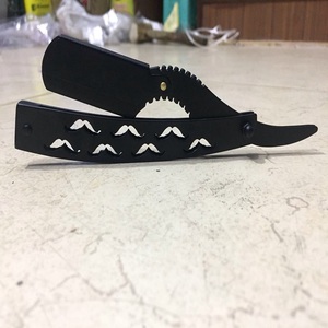 มีดโกนตัดผมแบบมืออาชีพคุณภาพสูง ดีไซน์ย้อนยุค พับได้ ทำจากสแตนเลส - Product Image 4