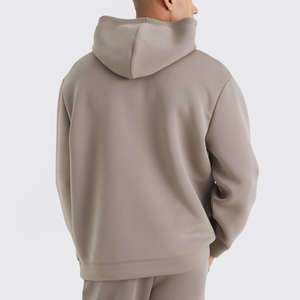 Sweat-shirts pour hommes, dernier design OEM, personnalisables avec logo, tissu 100% coton, poches kangourou, coupe ample, pour l'hiver. - Product Image 5