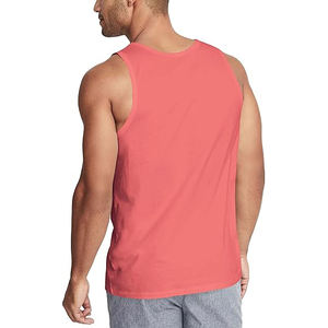 เสื้อกล้ามสตริงเกอร์ผู้ชาย ผ้าฝ้ายผสมโพลีเอสเตอร์ แขนกุด ทรงเวสต์ออกกำลังกาย คอกว้าง รัดรูป เสริมกล้ามเนื้อ - Product Image 2