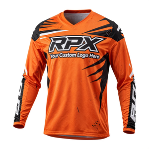 Jersey de Motocross Personalizado de Secado Rápido, Resistente al Viento, Transpirable, de Poliéster, Diseño de Verano, Personaliza Tu Propio Jersey de Ciclismo - Product Image 4
