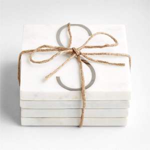 Sustainable Eco-Friendly Marble <b>Drink</b> <b>Coasters</b> Durable Washable for Promotional Use - Product Image 1