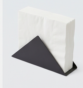 Metal <b>Black</b> Powder Coated <b>Tissue</b> <b>Paper</b> Holder Best Quality Metal Iron Napkin Holder For Kitchenware Use And Hotel Use - Product Image 6